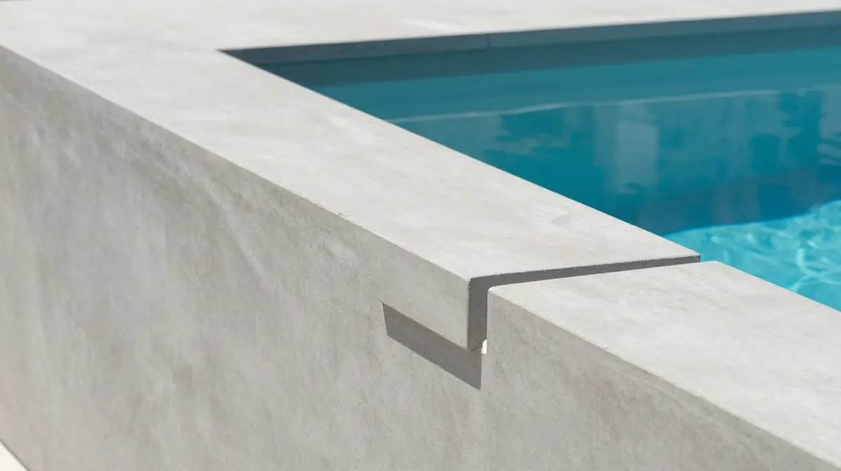 Cantilevered Concrete Coping