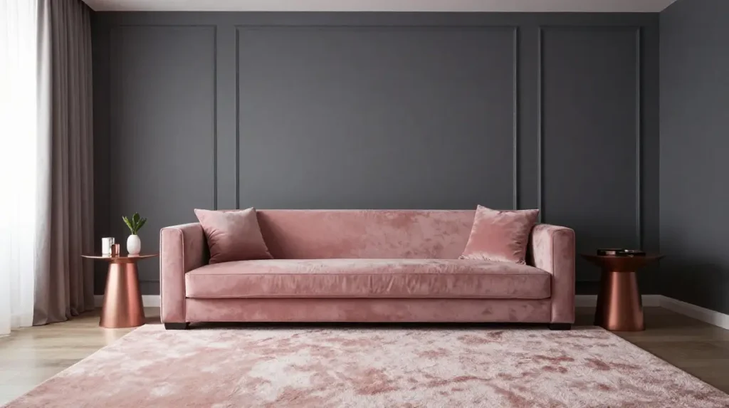 Charcoal and Rose Gold