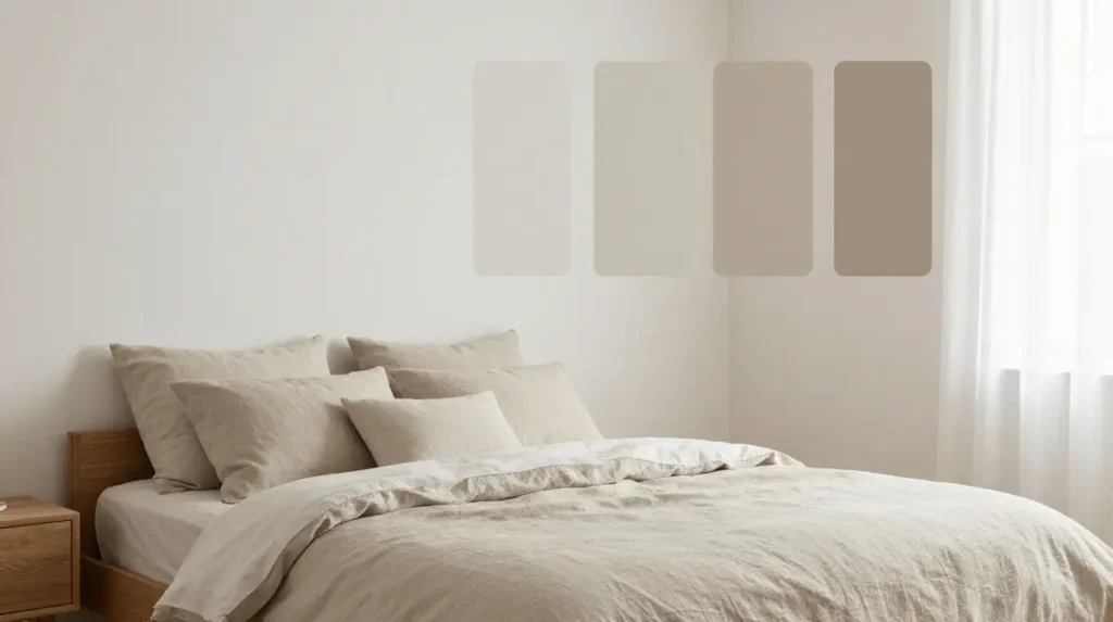 Choose a Neutral Bedroom Color Palette First