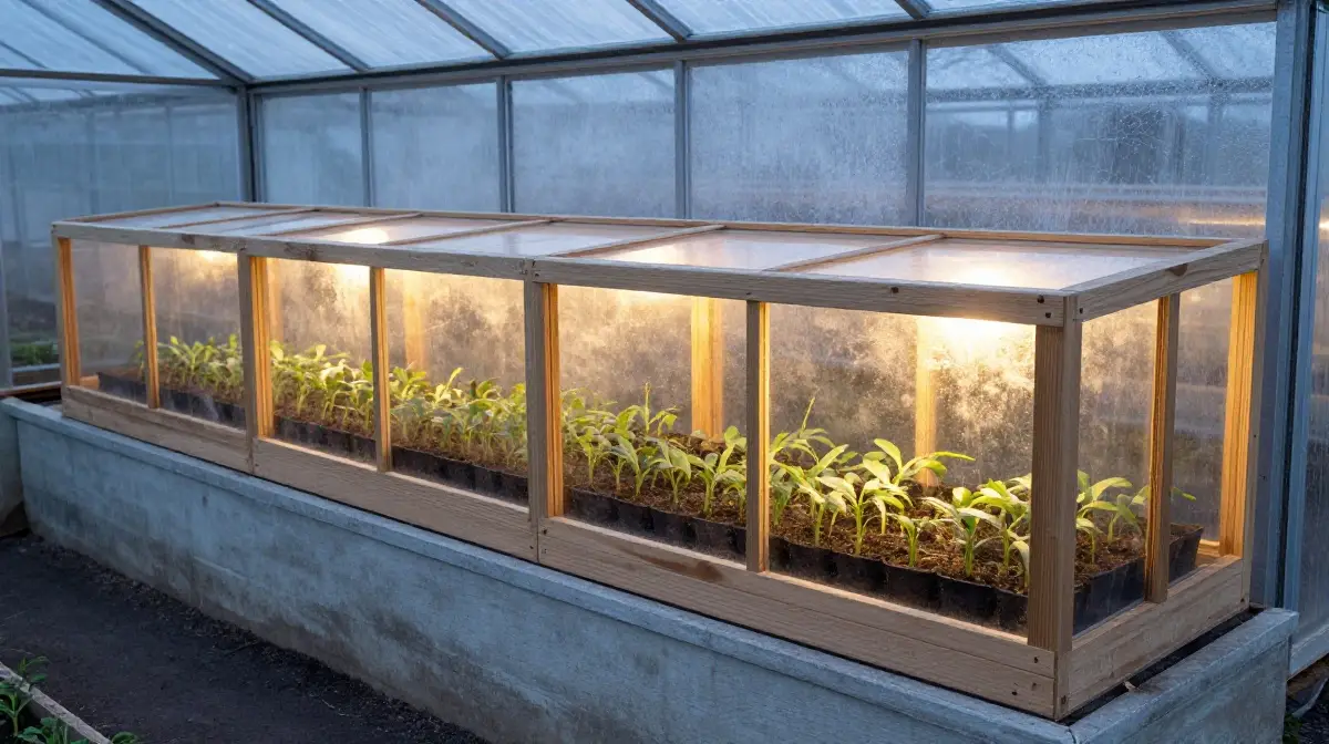 Cold Frame Integration Layout for Season Extension
