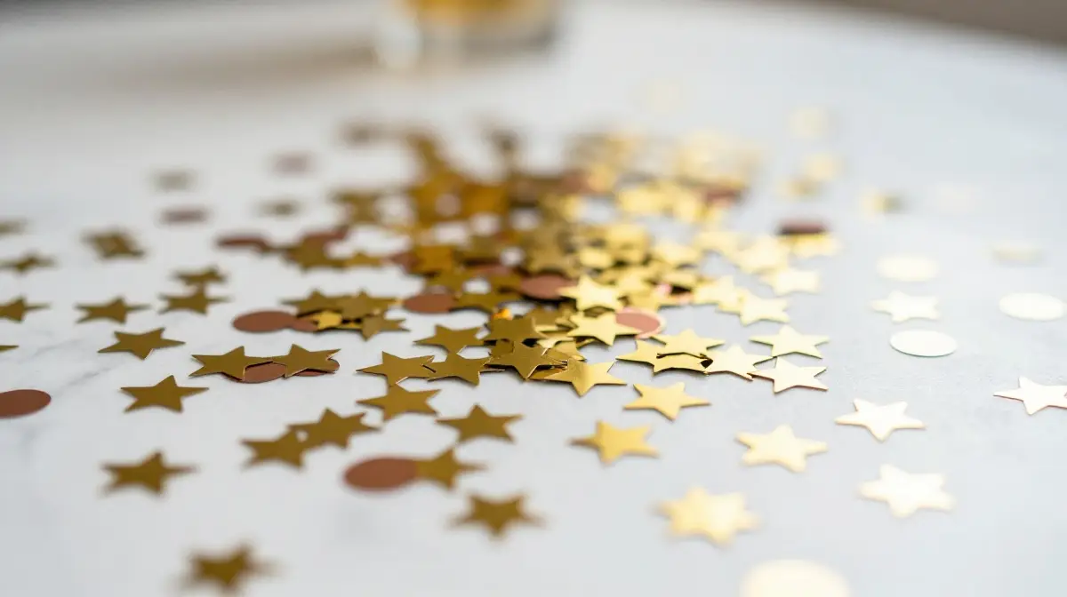 Confetti and Table Scatter