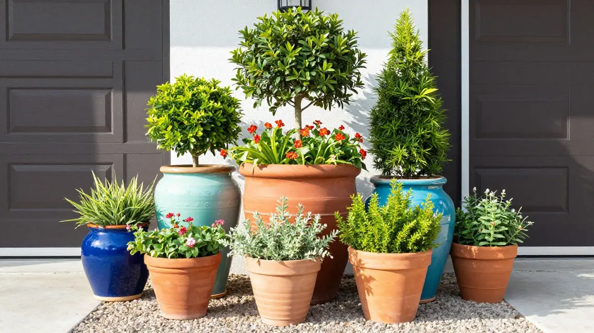 Container and Potted Plant Displays