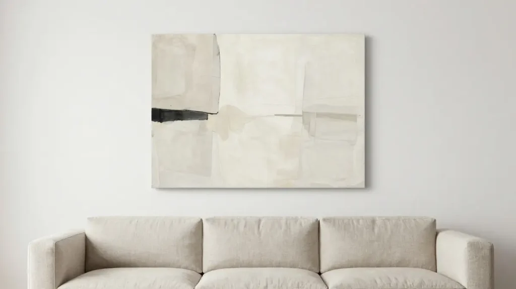 Create a Statement Wall With One Large Piece