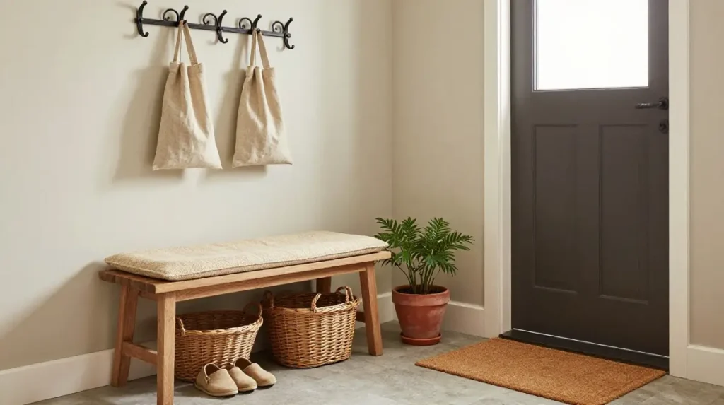 Create an Earthy Entryway With Cottage Details
