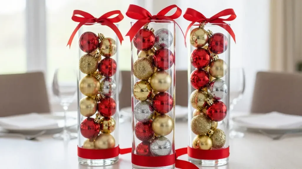 Cylinder Vase with Ornaments
