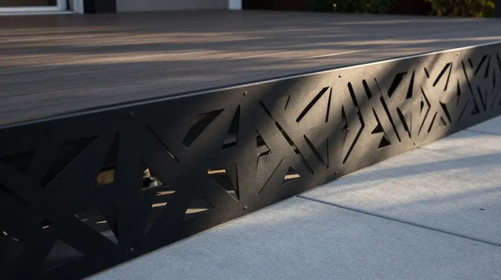 Decorative Metal Panel Skirting