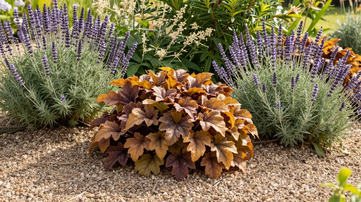 Design a Low-Water Heuchera Xeriscape Front Yard