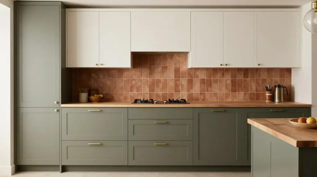Dusty Olive Kitchen for an Earthy Modern Look