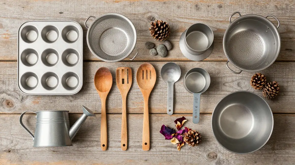 Essential Tools and Supplies for Any Mud Kitchen Setup