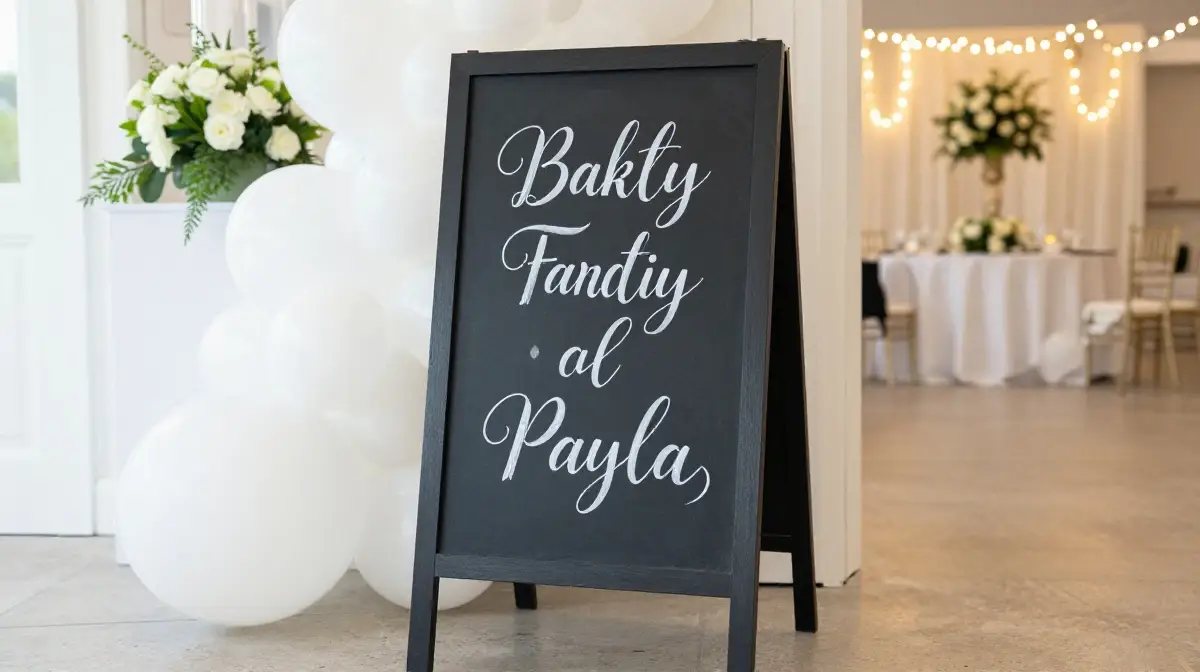 Event Signage and Chalkboards