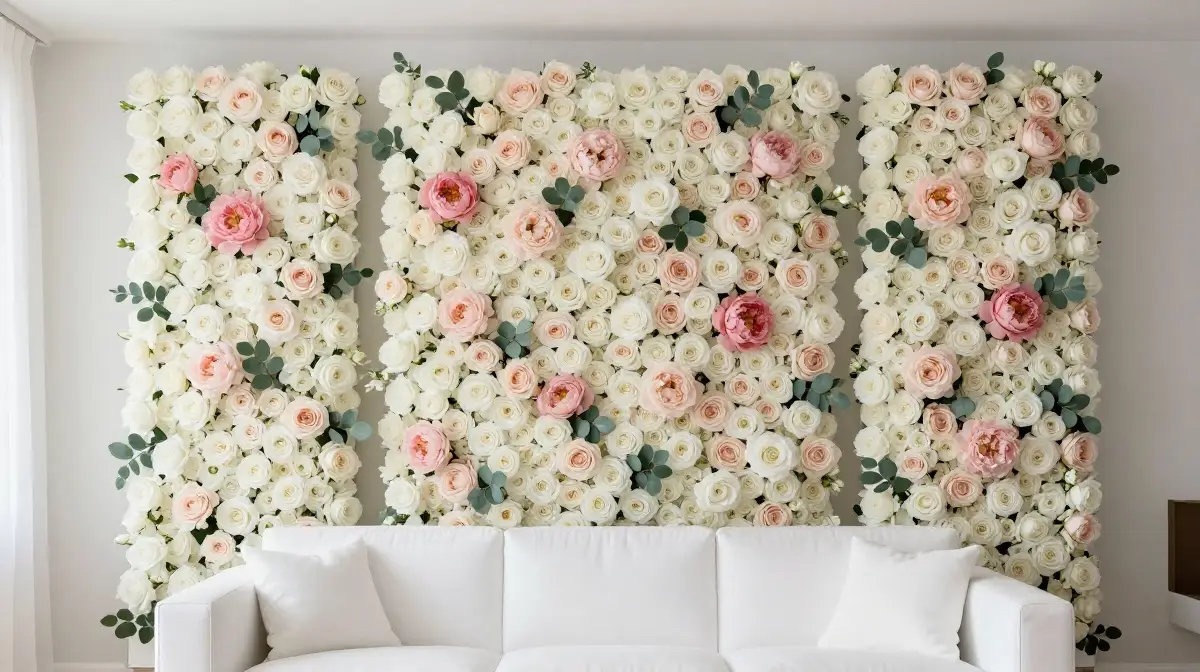 Flower Wall Panels for a Dramatic Home Feature
