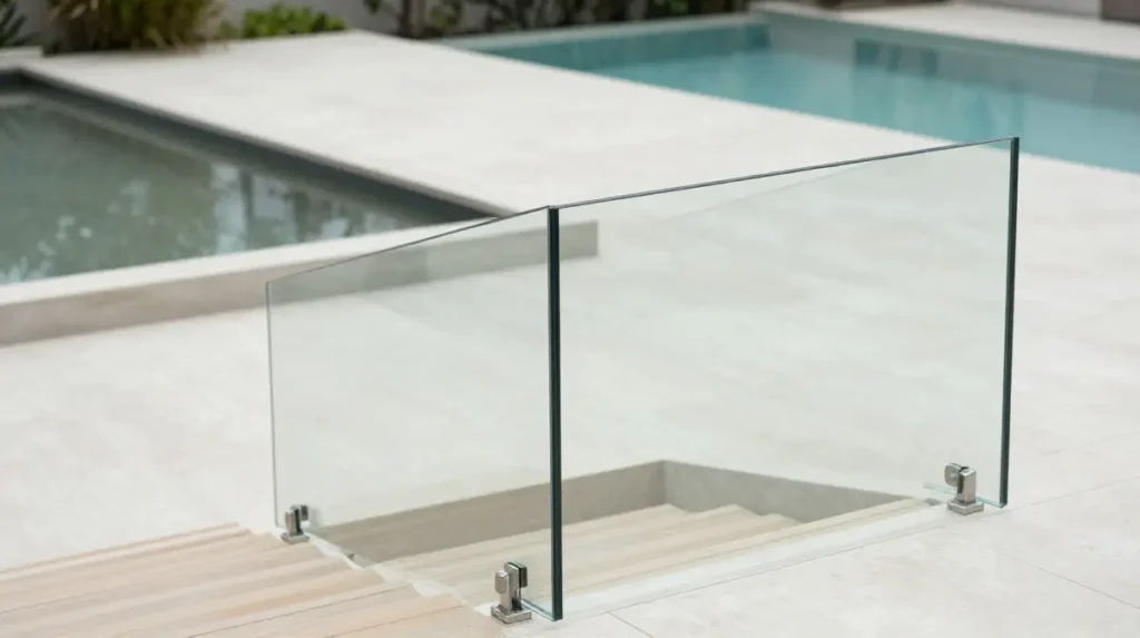 Glass Railing Outdoor Stairs for Open Views