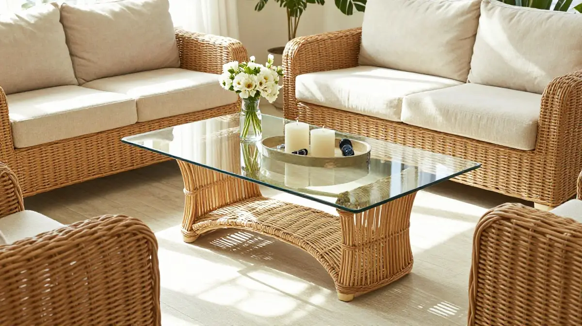 Glass-Topped Coffee Tables to Keep Things Light