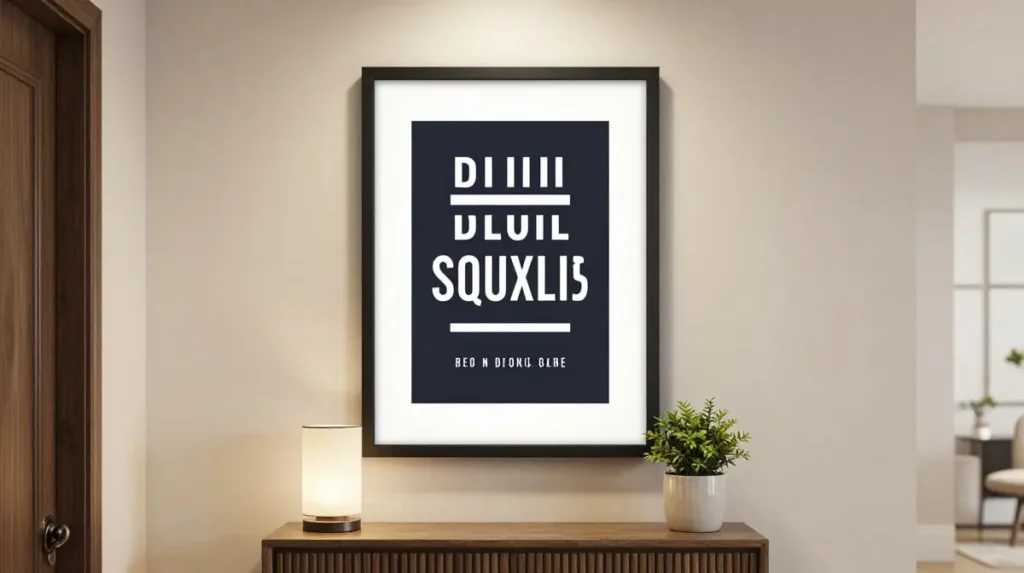 Hang Art in the Entryway to Set the Tone Immediately