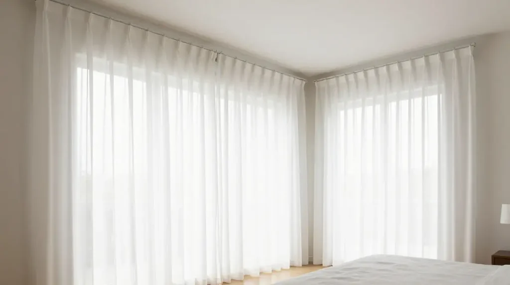 Hang Curtains High and Wide for an Airy Feel
