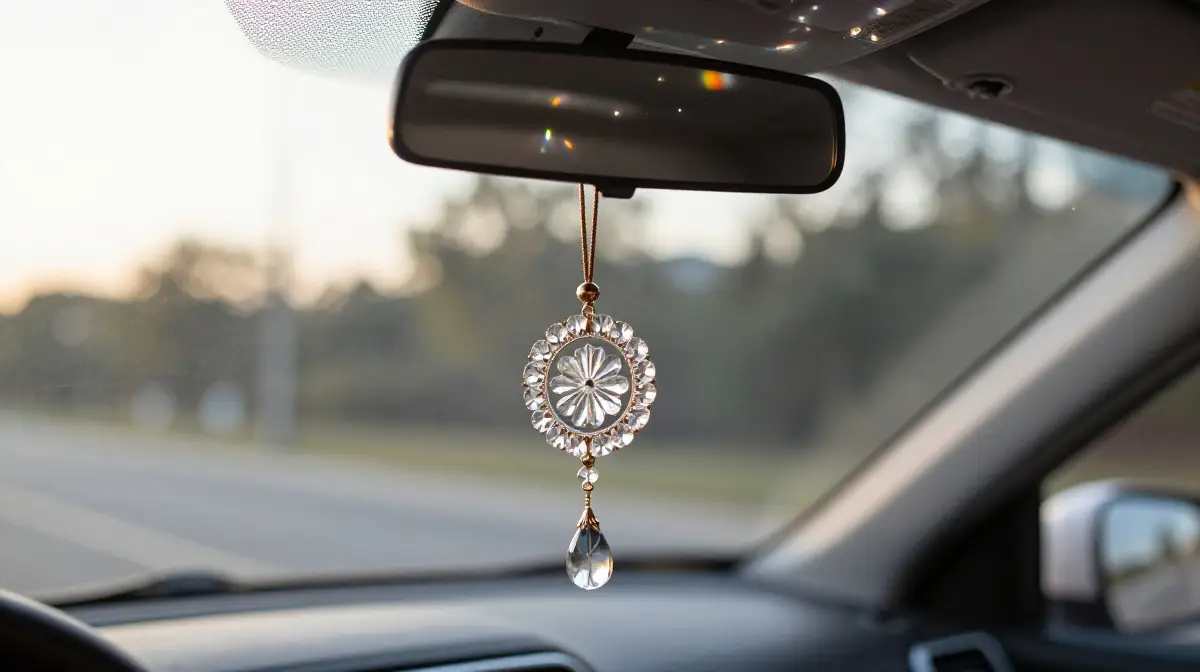 Hang a Charming Rearview Mirror Accessory