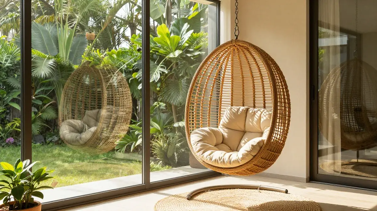 Hanging Egg Chairs That Add a Playful Focal Point