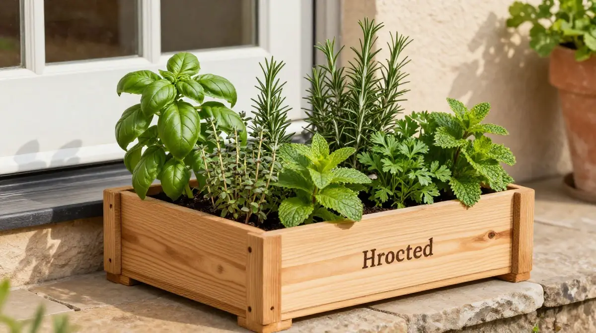 Herb Garden Planter Boxes for Kitchen Gardeners