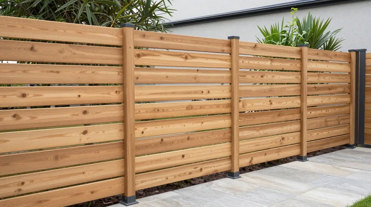 Horizontal Slat Fencing The Modern Style That Showcases Premium Wood