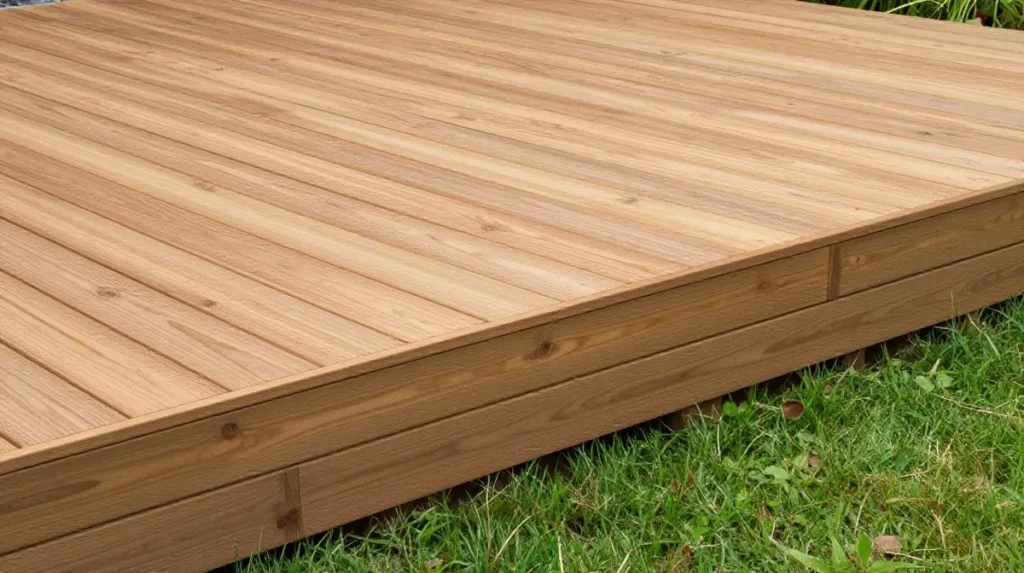 Horizontal Wood Plank Skirting