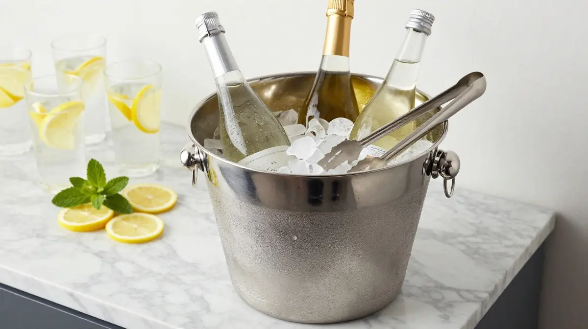 Ice Buckets and Tongs
