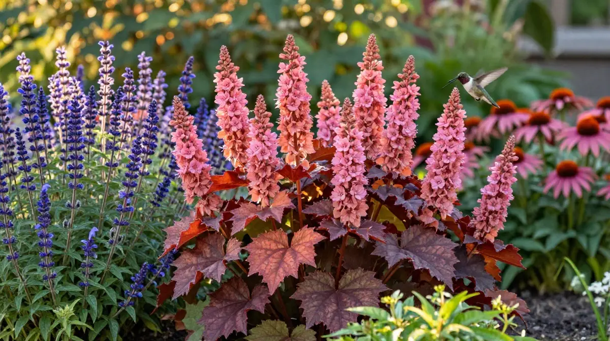 Incorporate Heuchera Into a Pollinator-Friendly Front Garden