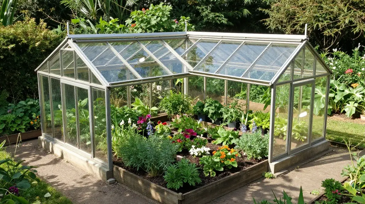 L-Shape Layout for Corner Greenhouses and Odd Spaces