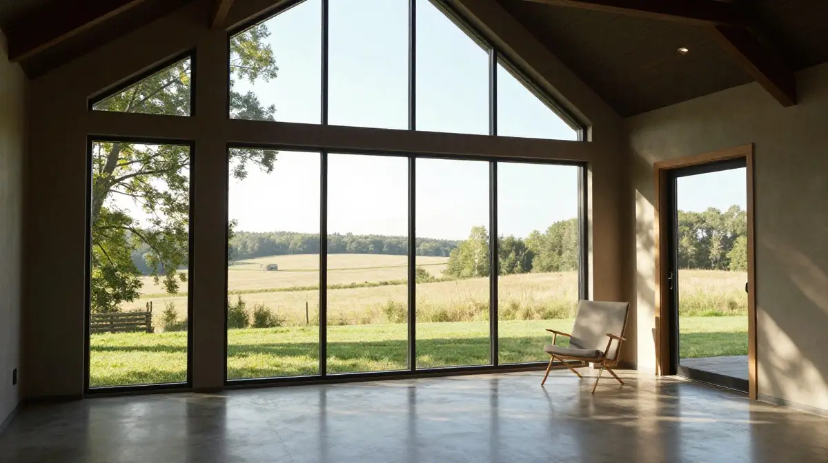 Large Windows That Bring the Outdoors In