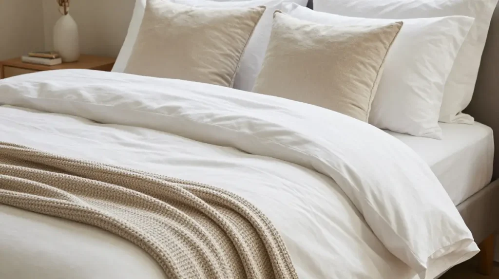 Layer Your Bedding for a Cozy Look