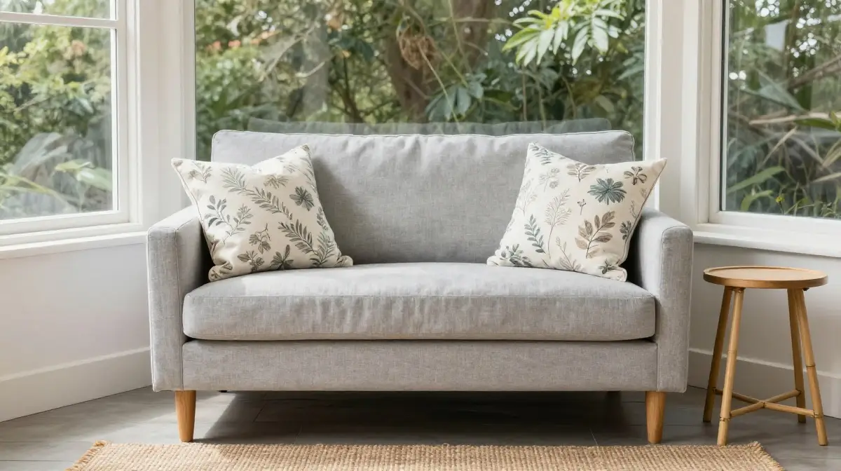 Loveseat Designs That Maximize Compact Sunrooms