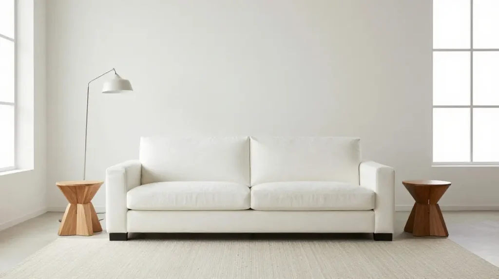 Luxury Minimalist Living Room on a Budget