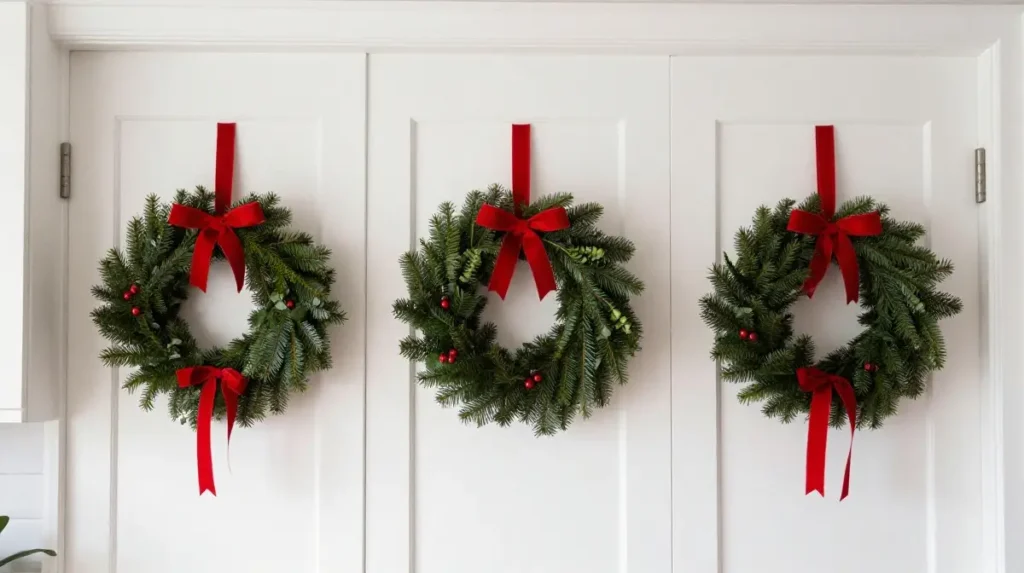 Mini Wreath Ideas for Interior Doors