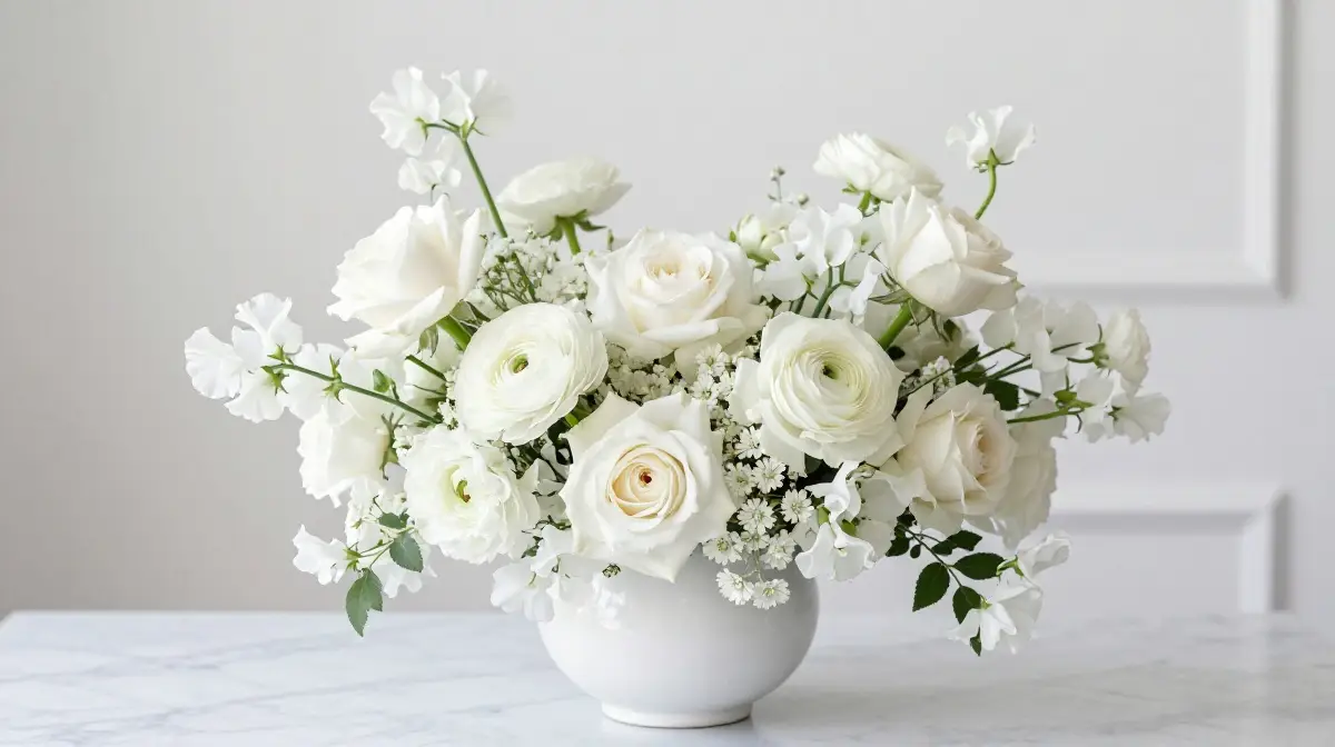 Monochromatic Flower Arrangements for a Bold Statement