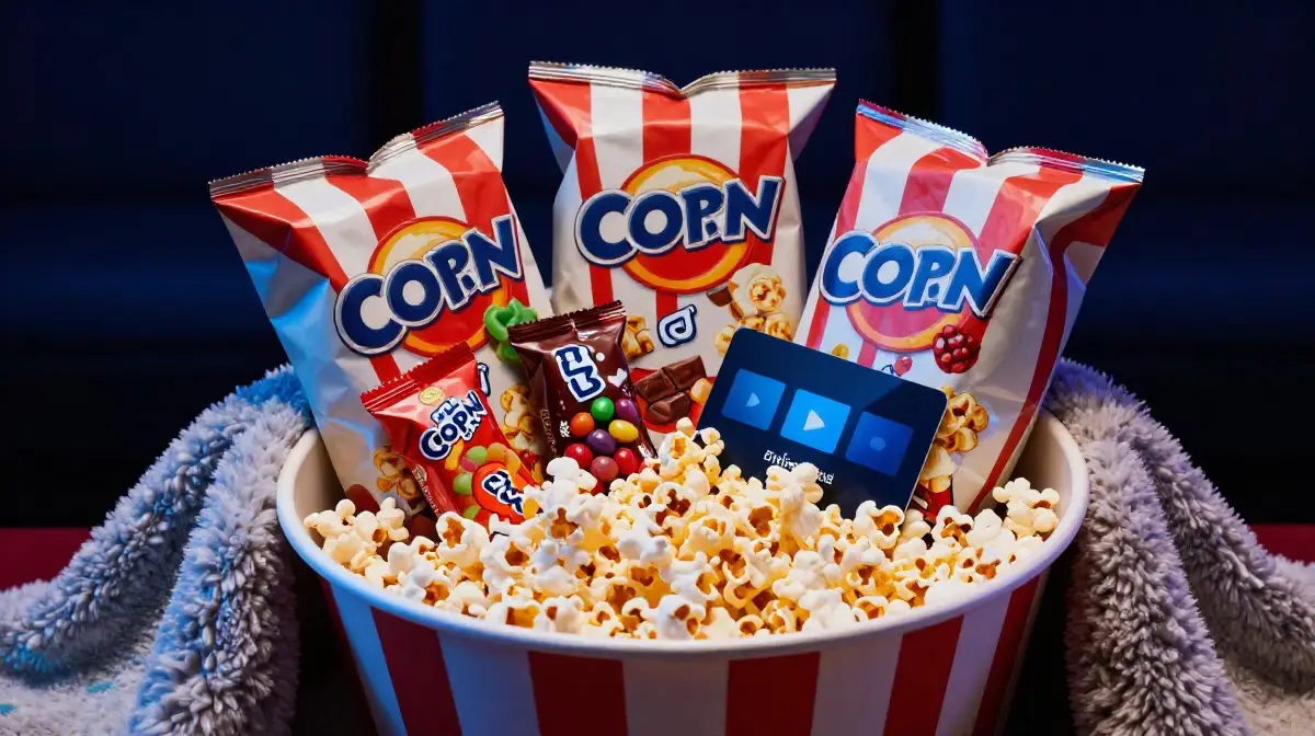 Movie Night Gift Basket