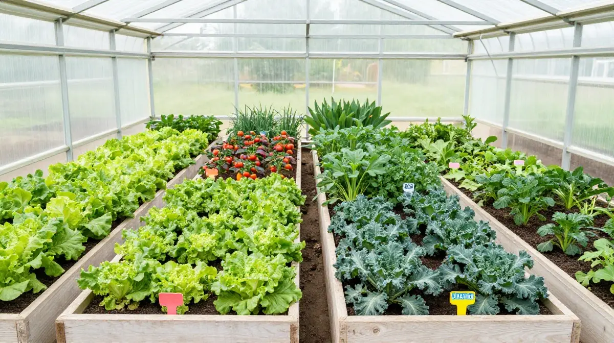 Multi-Bed Layout for Seasonal Crop Rotation