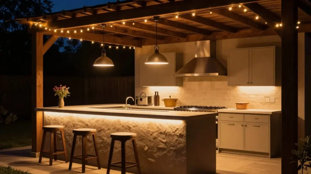 Outdoor Kitchen Lighting Ideas