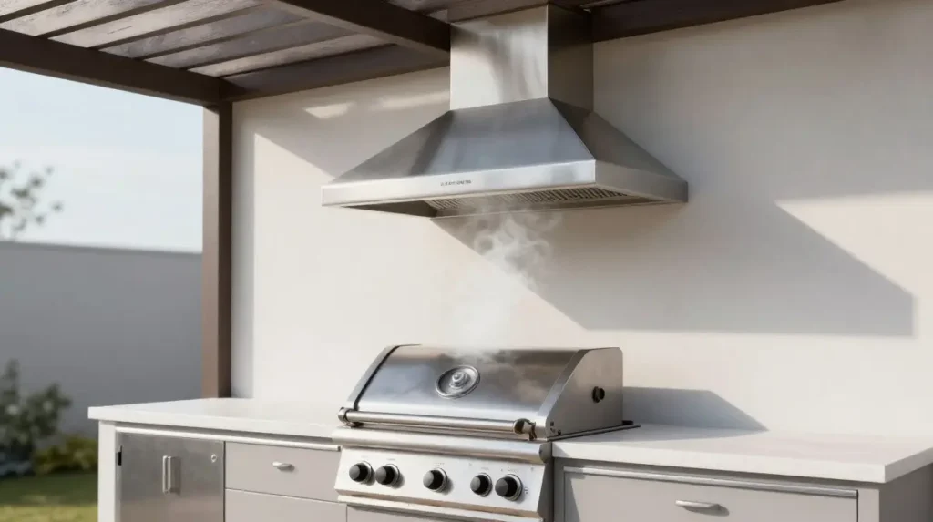 Outdoor Kitchen Ventilation and Hood Placement