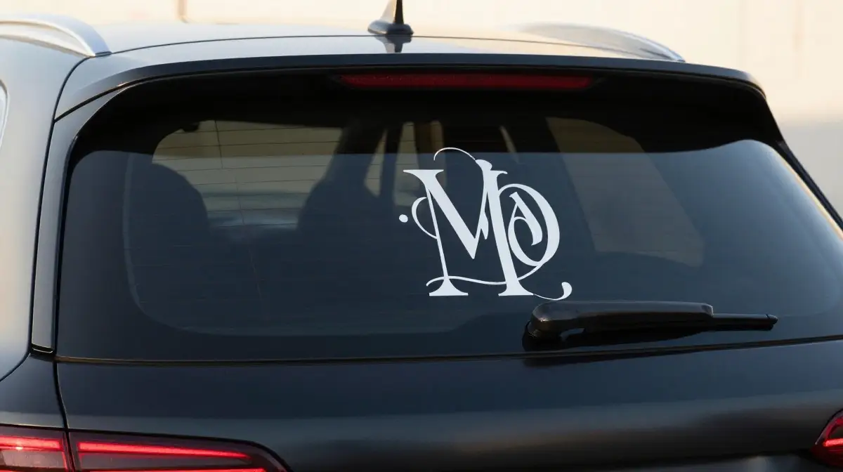 Personalize With a Monogram or Name Decal
