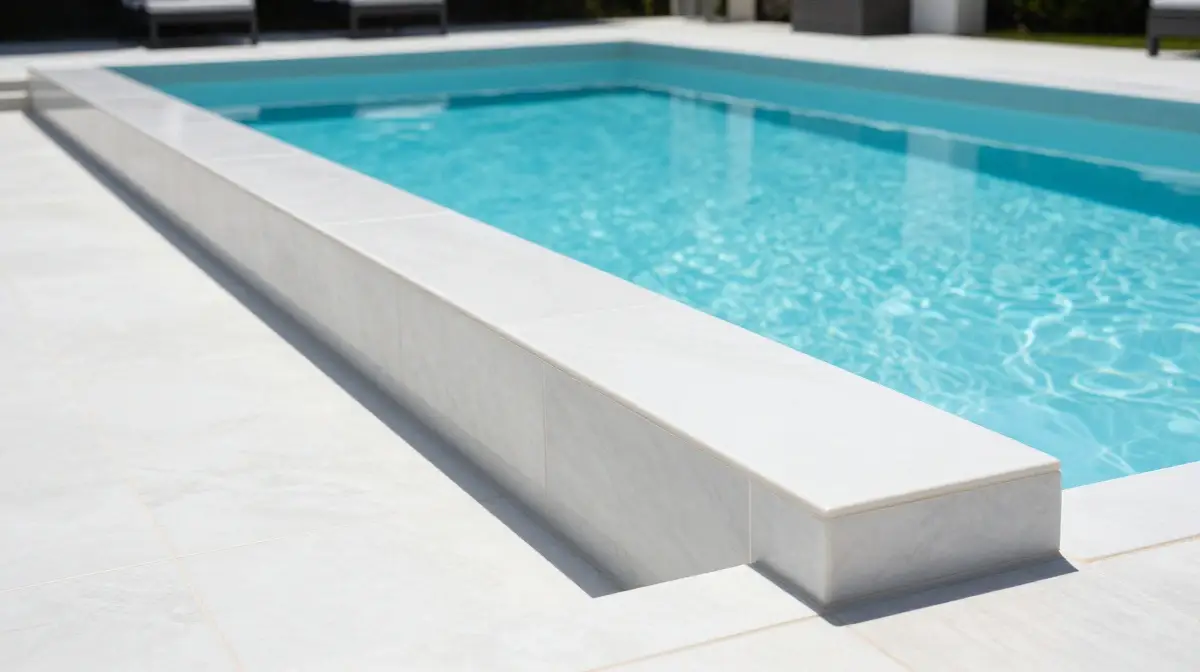 Porcelain Mitered Edge Coping