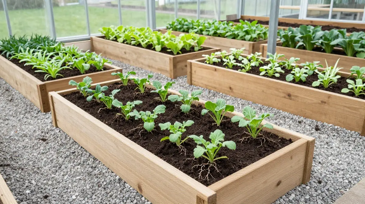 Raised Bed Layout for Better Drainage and Soil Control
