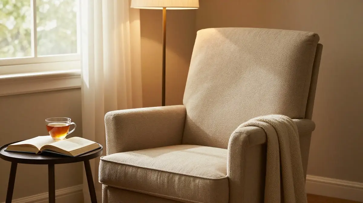 Reading Nook Setup with the Right Chair and Lighting