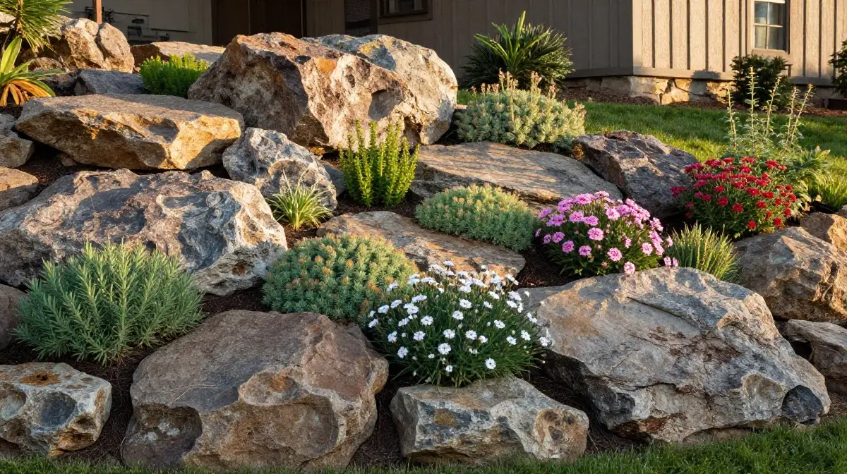 Rock Gardens with Drought-Tolerant Plants
