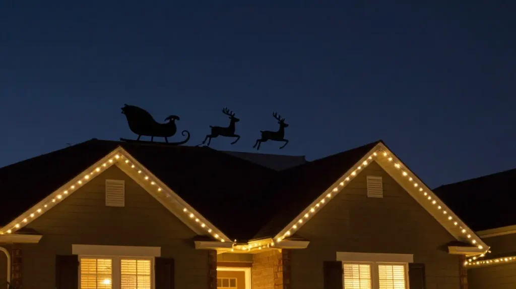 Rooftop Silhouette Decorations
