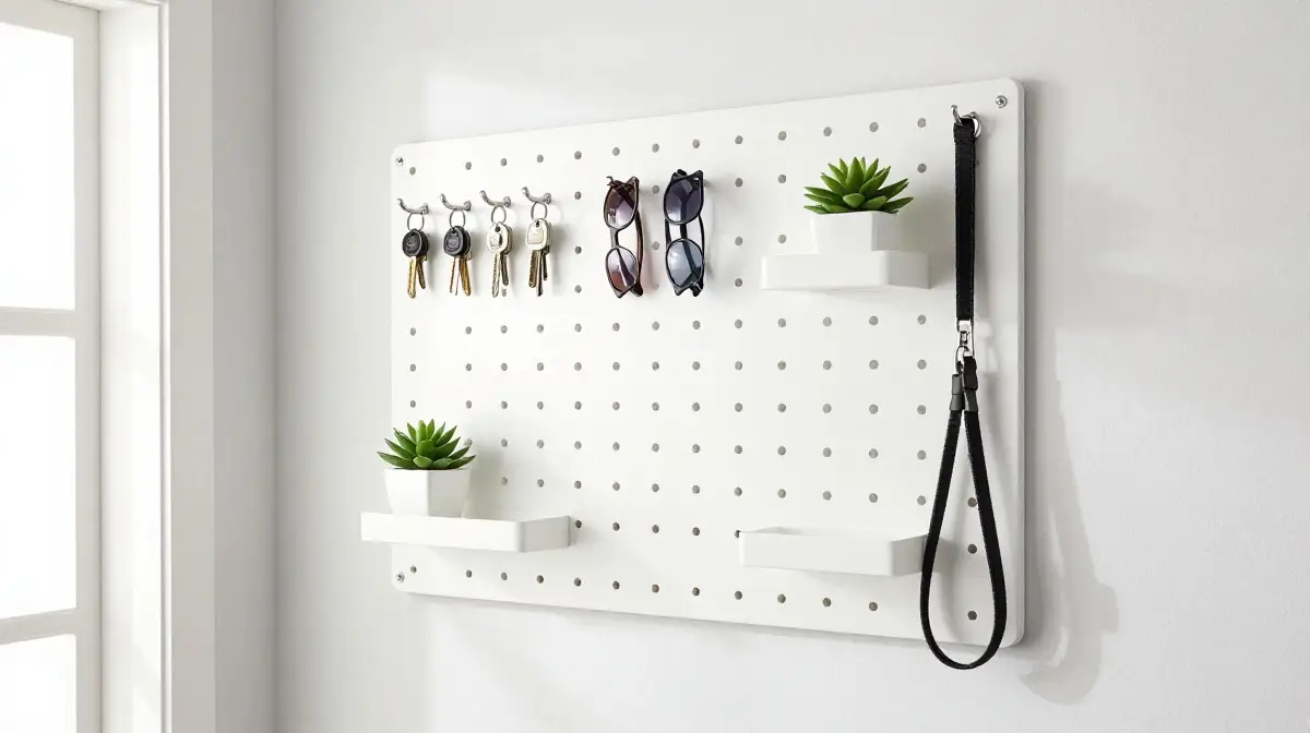 SKADIS Pegboard for a Flexible Command Center