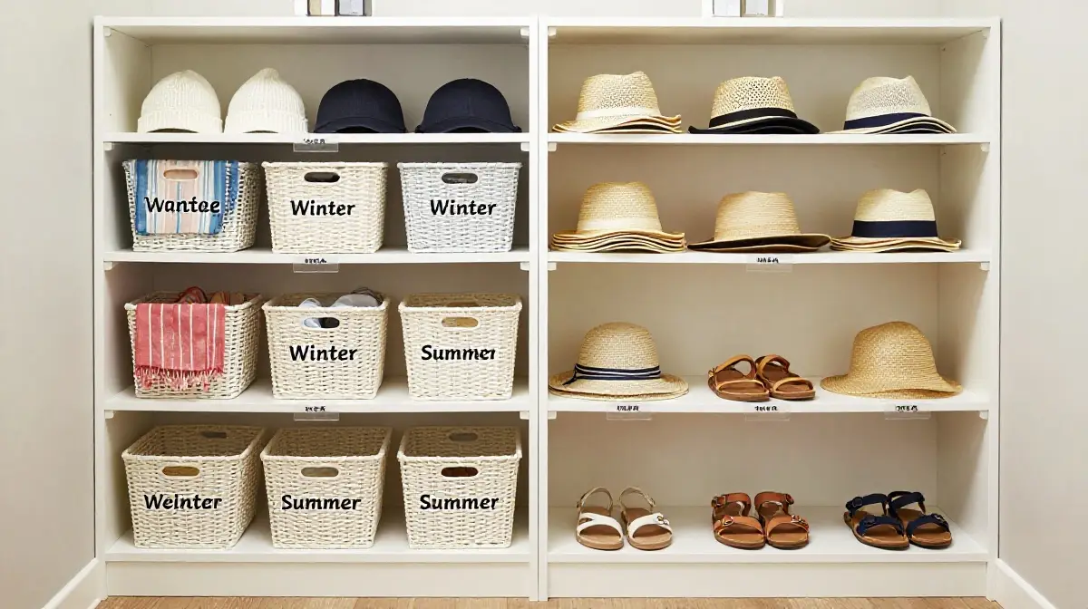 Seasonal Swap System for Year Round Organization