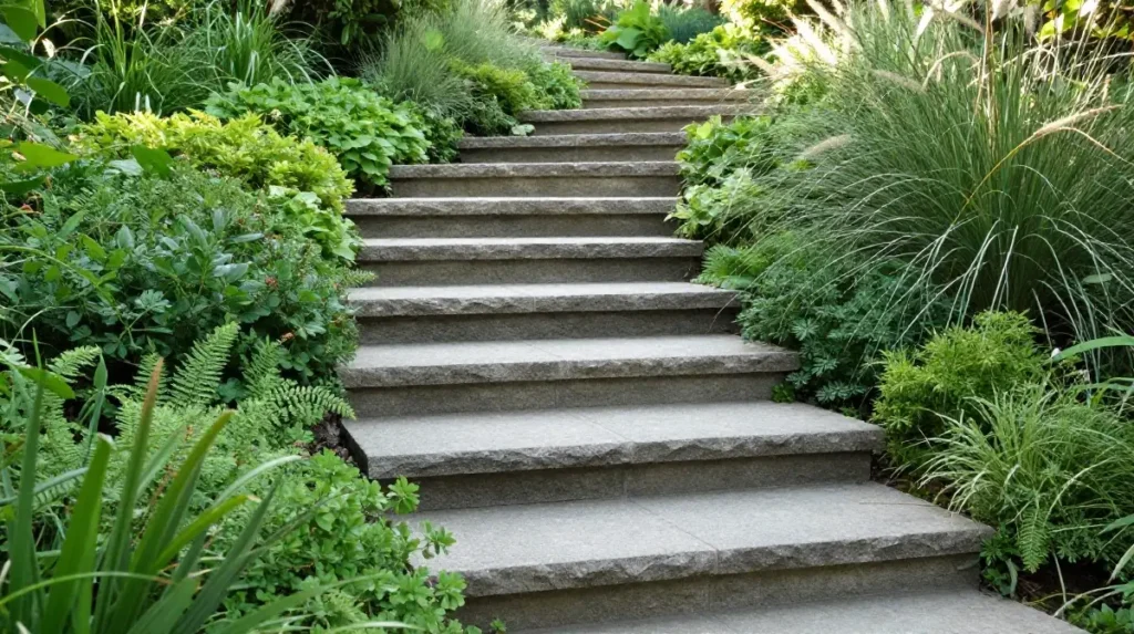 Stone Garden Steps for a Natural Look