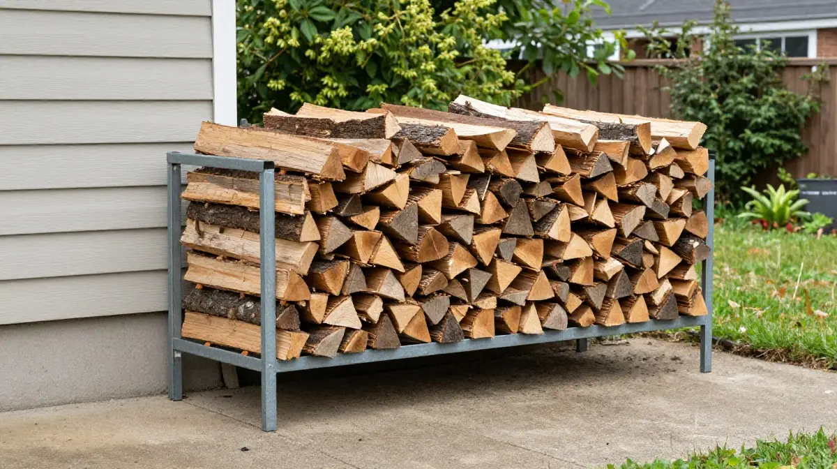 Store Firewood Away From the Home's Foundation