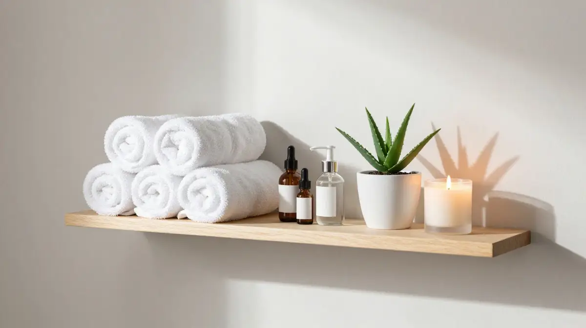 Style Bathroom Shelves for a Spa-Like Feel