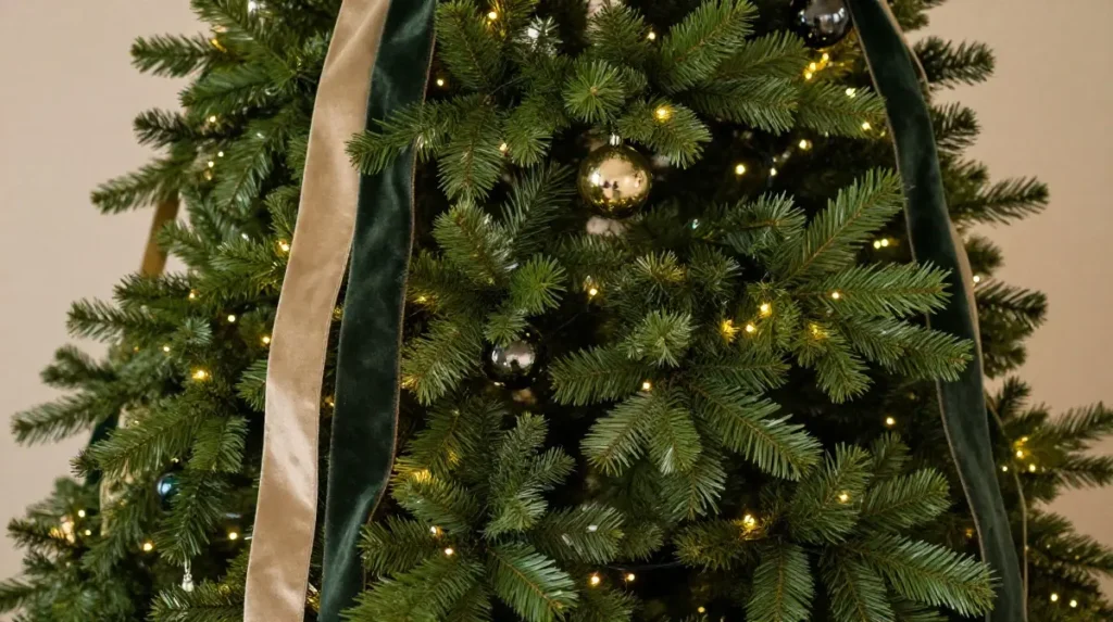 Style Your Christmas Tree With Ribbon First