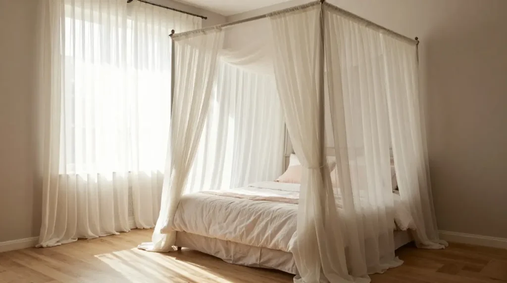 Style a Canopy Bed for Drama